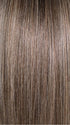 CINDER HEAT | Reddish brown base blended with smoked copper with soft amber highlights and chestnut brown roots. 
