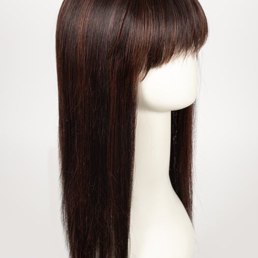 AUBERGINE MIX | Darkest Brown with hints of Plum at base and Bright Cherry Red and Dark Burgundy Highlights