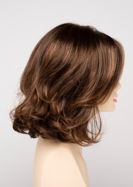 CHOCOLATE CARAMEL | Medium Brown with Soft Red and Blonde highlights