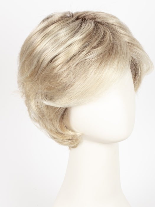 LIGHT CHAMPAGNE ROOTED | Light Beige Blonde, Medium Honey Blonde, and Platinum Blonde blend with Dark Roots