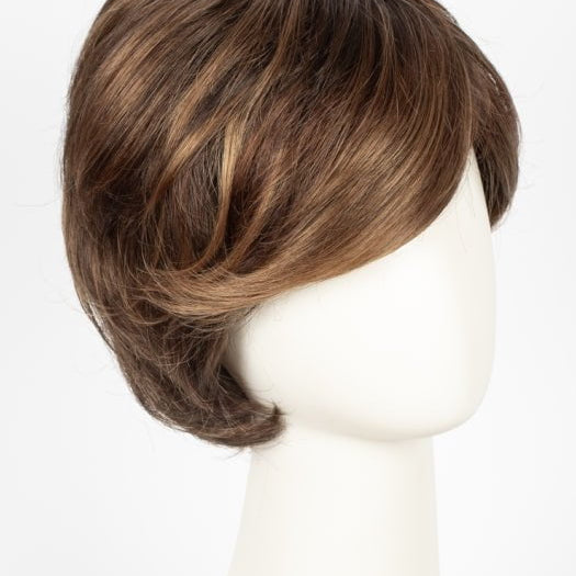 HAZELNUT ROOTED | Medium Brown base with  Medium Reddish Brown and Copper Red highlights and Dark Roots
