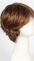 HAZELNUT ROOTED | Medium Brown base with  Medium Reddish Brown and Copper Red highlights and Dark Roots