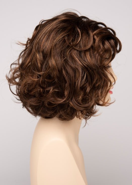 CHOCOLATE CARAMEL | Medium Brown with Soft Red and Blonde highlights