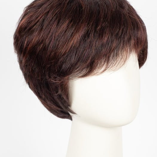 AUBERGINE-MIX 133.131 | Darkest Brown with hints of Plum at base and Bright Cherry Red and Dark Burgundy Highlights