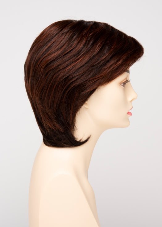 CHOCOLATE CHERRY | Dark Brown roots with overall Medium Brown base with Deep Red highlights