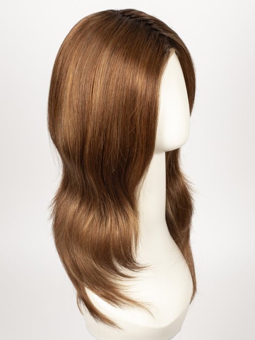 30A27S4 SHADED PEACH | Medium Natural Red & Medium Red-Gold Blonde Blend, Shaded with Dark Brown