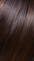 FS4/33/30A MIDNIGHT COCOA | Dark Brown, Medium Red, Medium Natural Red Blonde/Brown Blend with Medium Natural Red Blonde/Brown Blend Bold Highlights