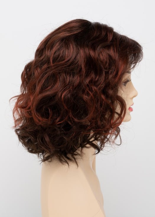 CHOCOLATE CHERRY | Dark Brown roots with overall Medium Brown base with Deep Red highlights