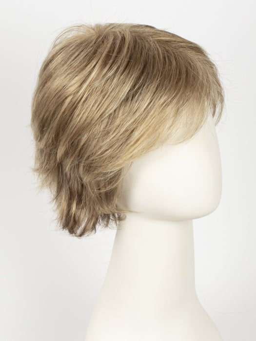 14/24-14 | Lightest Ash Brown blend with Medium Ash Blonde on top, with a Lightest Ash Brown nape