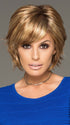 DELANEY by Envy in GOLDEN NUTMEG | Medium Brown roots with overall Warm Cinnamon base and Golden Blonde highlights