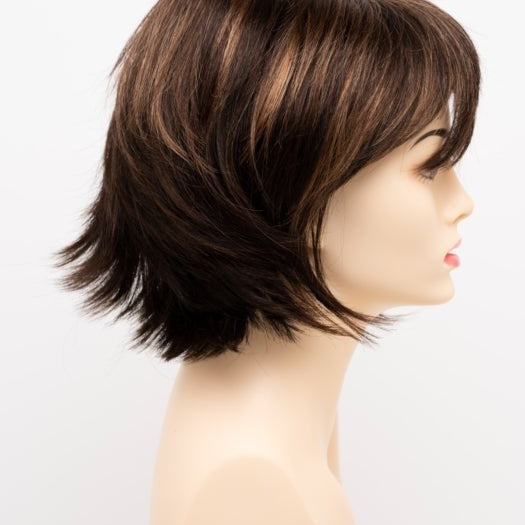 AMARETTO CREAM | Dark Brown roots with overall Medium Brown base with Honey Blonde highlights
