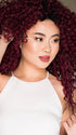 PLUM-DANDY | Blend of Burgundy and Subtle Plum with Dark Brown Roots