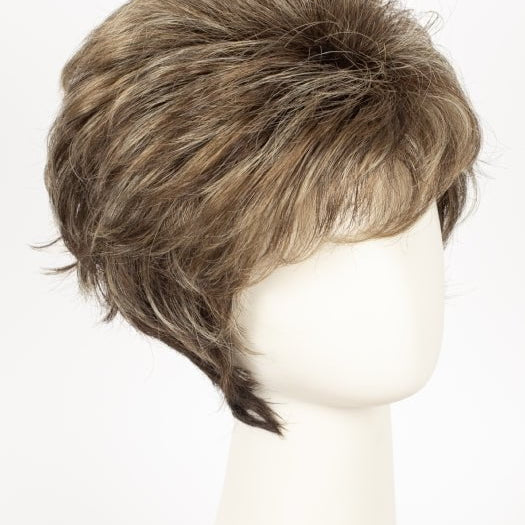 CHOC FROST R | Rooted Dark with a Dark Brown Base with Honey Blonde and Platinum highlights