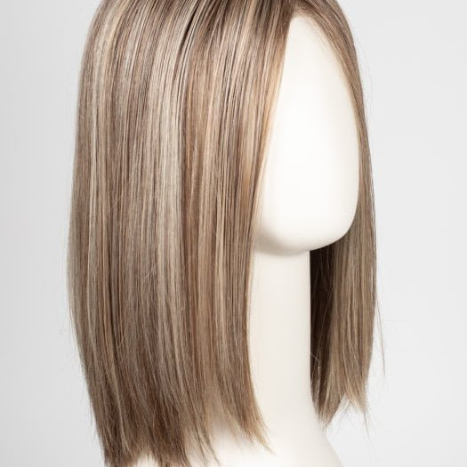 BERNSTEIN ROOTED 12.24.27 | Light Brown base with subtle Light Honey Blonde and Light Butterscotch Blonde highlights and Dark Roots