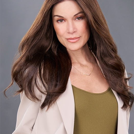 EASIPART MEDIUM 18" by Jon Renau in 6 FUDGESICLE | Dark Brown PPC MAIN IMAGE FB MAIN IMAGE