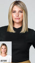 The unique T-shape base makes this hair topper ideal for those experiencing  hair thinning or just want to add more volume