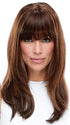 EASIFRINGE by easihair in6RN NATURAL BROWN | Brown Renau Natural (The fringe is customized to reflect blunt bangs as an option) PPC MAIN IMAGE FB MAIN IMAGE