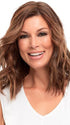 EASIPART HD 12" by easihair in FS6/30/27 TOFFEE TRUFFLE | Brown, Medium Red-Gold, Medium Red-Gold Blonde Blend with Medium Red Gold Blonde Bold Highlights