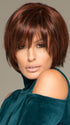 The irregular, yet perfect cut gives this wig a girlish look.