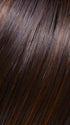 FS4/33/30A MIDNIGHT COCOA | Dark Brown, Medium Red, Medium Natural Red Blonde/Brown Blend with Medium Natural Red Blonde/Brown Blend Bold Highlights