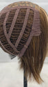 CAP CONSTRUCTION | Lace Front | Monofilament Part | HAZELNUT MIX | Medium Brown base with  Medium Reddish Brown and Copper Red highlights