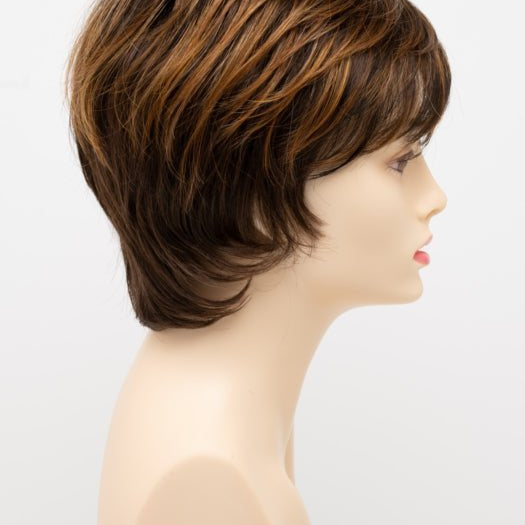 CHOCOLATE CARAMEL | Medium Brown with Soft Red and Blonde highlights
