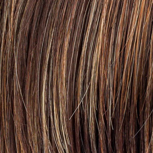 CAPPUCCINO MIX 6.26.29 | Dark Brown with Light Golden Blonde and Copper Red Blend