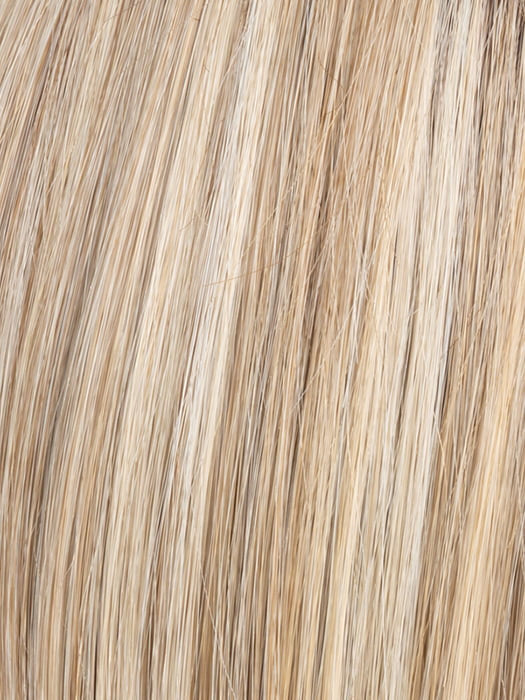 CARAMEL ROOTED | Light Strawberry Blonde and Medium Ash Blonde with Light Golden Blonde Blend and Shaded Roots
