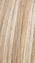 CARAMEL ROOTED | Light Strawberry Blonde and Medium Ash Blonde with Light Golden Blonde Blend and Shaded Roots
