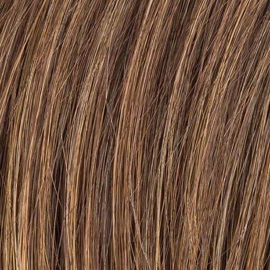 CHOCOLATE-ROOTED | Medium to Dark Brown base with Light Reddish Brown highlights and Dark Roots