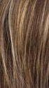 COFFEE BROWN LIGHTED 8.6.16 | Medium Brown and Dark Brown with Medium Blonde Blend with Highlights Throughout and Concentrated in the Front