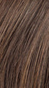 DARK CHOCOLATE ROOTED 4.33.6 | Darkest Brown, Dark Auburn and Dark Brown Blend with Shaded Roots