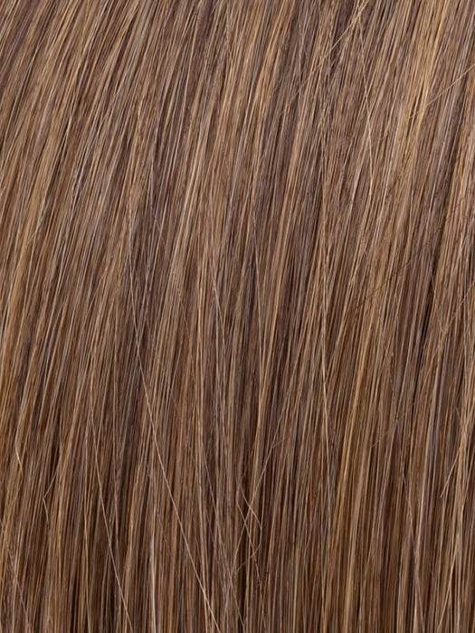 HOT MOCCA ROOTED 830.27.33 | Medium Brown, Light Auburn, Dark Strawberry Blonde, and Dark Auburn Blend with Shaded Roots