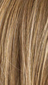 MOCCA ROOTED 8.12.27 | Medium Brown and Lightest Brown with Dark Strawberry Blonde Blend and Shaded Roots