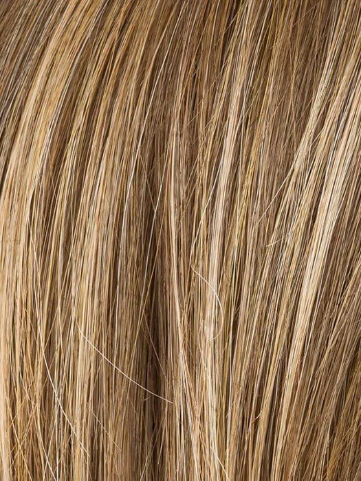 MOCCA ROOTED 8.12.27 | Medium Brown and Lightest Brown with Dark Strawberry Blonde Blend and Shaded Roots