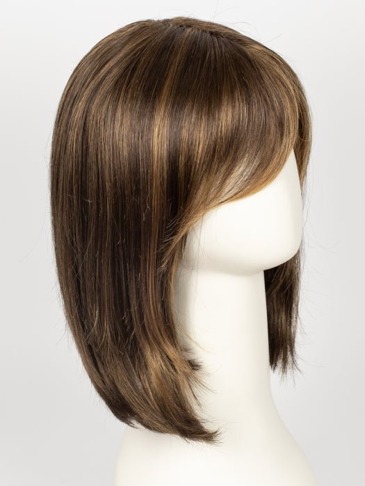 6F27 CARAMEL RIBBON | Brown with Light Red-Gold Blonde Highlights & Tips