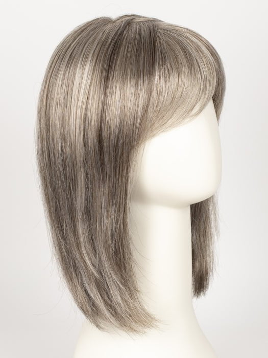 39F38 ROASTED CHESTNUT | Light Natural Ash Brown with 75% Grey Front, graduating to Medium Brown with 35% Grey Nape