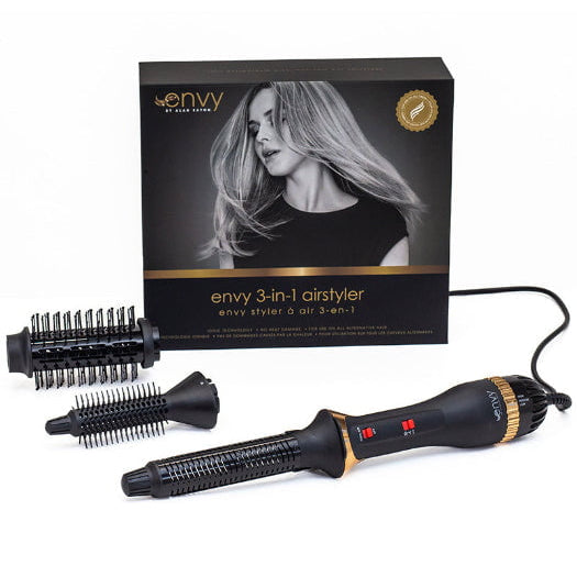 3-in-1 Airstyler Styling Tool |  Revolutionary all-in-one styling tool crafted specifically for alternative hair. Not Dual Voltage -For USA 
input:12V~ | 900W | 50/60Hz