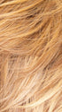 EL12/22/8 | Light Golden Brown Evenly Blended with Platinum Blonde Highlights with Medium Brown Roots