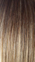 CREAMY-TOFFEE-LR | Longer rooted dark with light platinum blonde and light honey blonde
