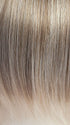 ICE-BLOND | Ashy blond base with white gold tips with highlights around face