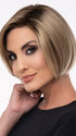 EVE by Envy in SAHARA-BLONDE | Softer Dark Blonde with Light Golden Blonde, and features Chestnut Roots