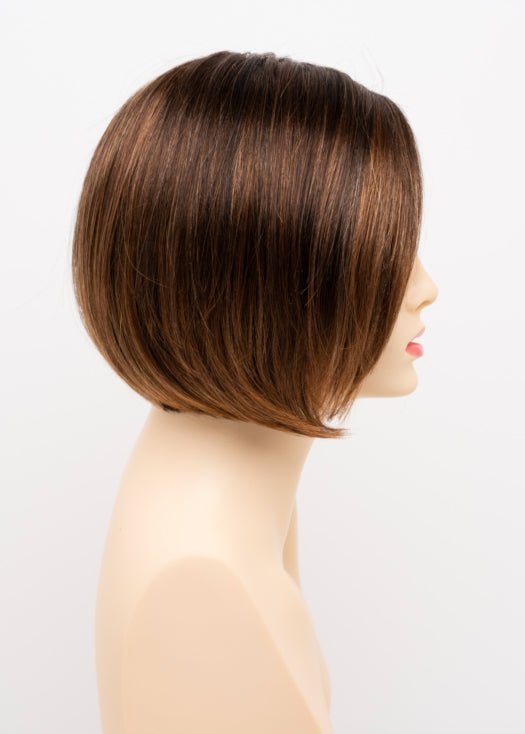 CHOCOLATE CARAMEL | Medium Brown with Soft Red and Blonde highlights