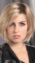 A short wig with textured layers that graze the chin effortlessly