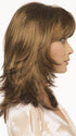 Beautiful, long style with perfect layers and flipped up ends