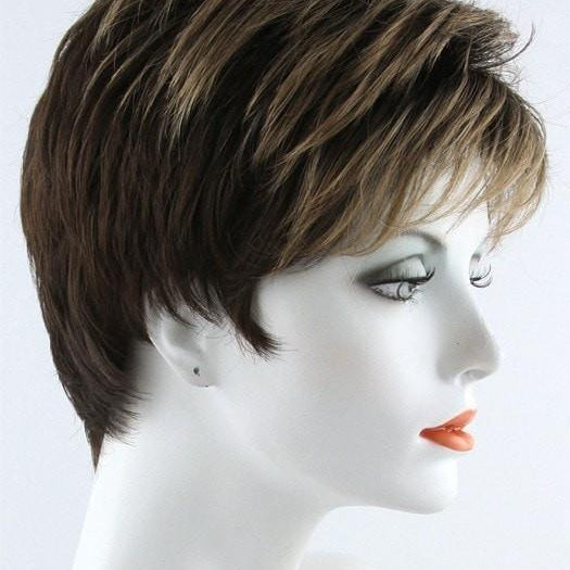 AMARETTO CREAM | Dark Brown roots with overall Medium Brown base with Honey Blonde highlights