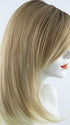 27T613S8 SHADED SUN | Medium Natural Red-Gold Blonde & Pale Natural Gold Blonde Blend and Tipped, Shaded with Medium Brown