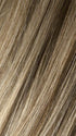 SANDY BLONDE ROOTED | Medium Honey Blonde, Light Ash Blonde, and Lightest Reddish Brown blend with Dark Roots