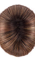 CHOCOLATE ROOTED | Medium Brown, Light Auburn, Dark Strawberry Blonde, and Dark Auburn Blend with Dark Shaded Roots
