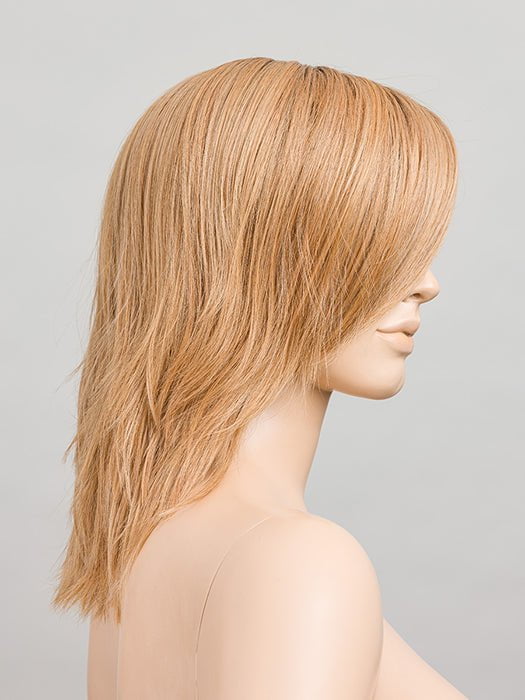 TOFFEE-BLONDE-ROOTED 27.2 | Dark Strawberry Blonde with Light Strawberry Blonde Blend and Shaded Roots